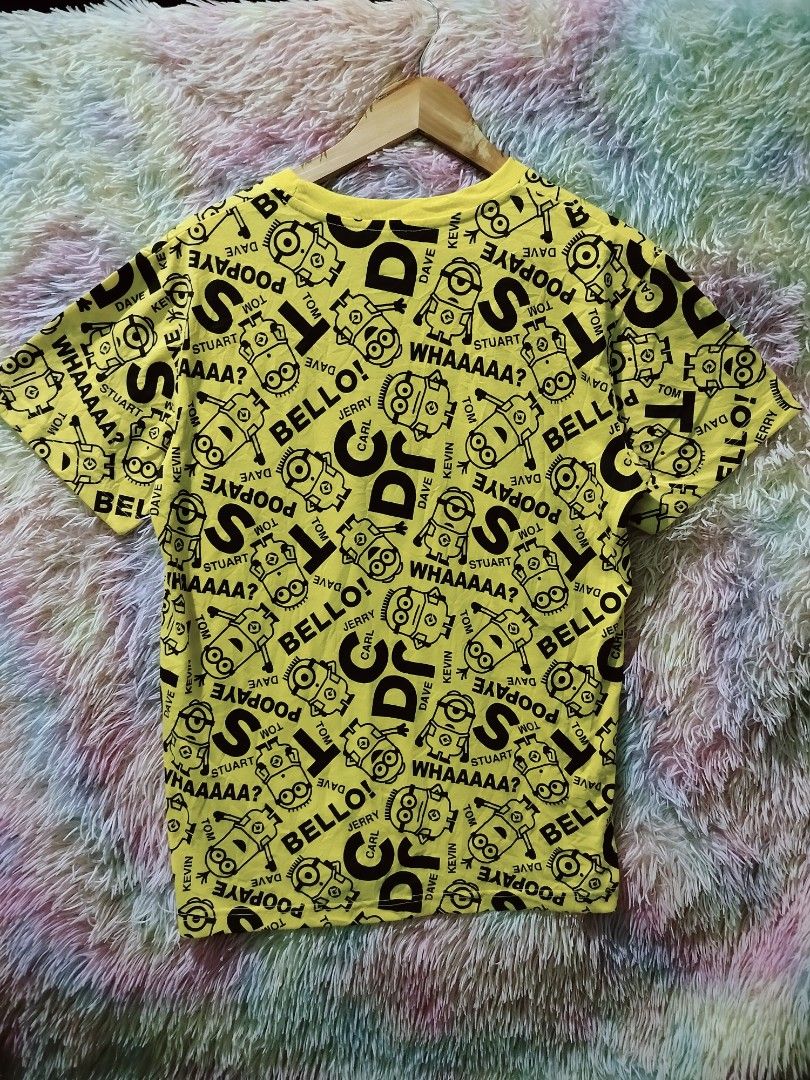 Authentic Universal Studios Minions T-Shirt (Category: Tshirts & Polo Shirts ) located in Palo. Submitted by ubnathrifteez (Listing ID 1466891079, Image 2). Description: DIMES ; L27W20 CONDITION ; EXCELLENT COLOR RATE ; 10/10 ISSUE ; NONE.