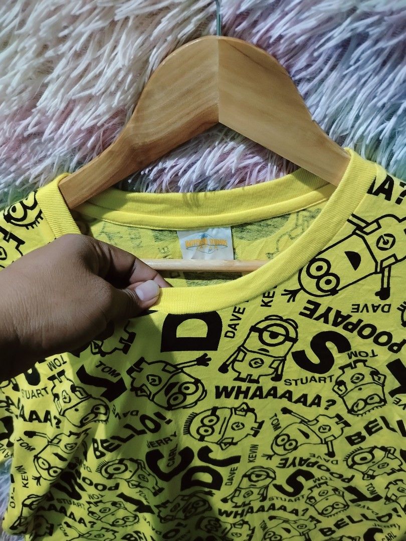 Authentic Universal Studios Minions T-Shirt (Category: Tshirts & Polo Shirts ) located in Palo. Submitted by ubnathrifteez (Listing ID 1466891079, Image 3). Description: DIMES ; L27W20 CONDITION ; EXCELLENT COLOR RATE ; 10/10 ISSUE ; NONE.