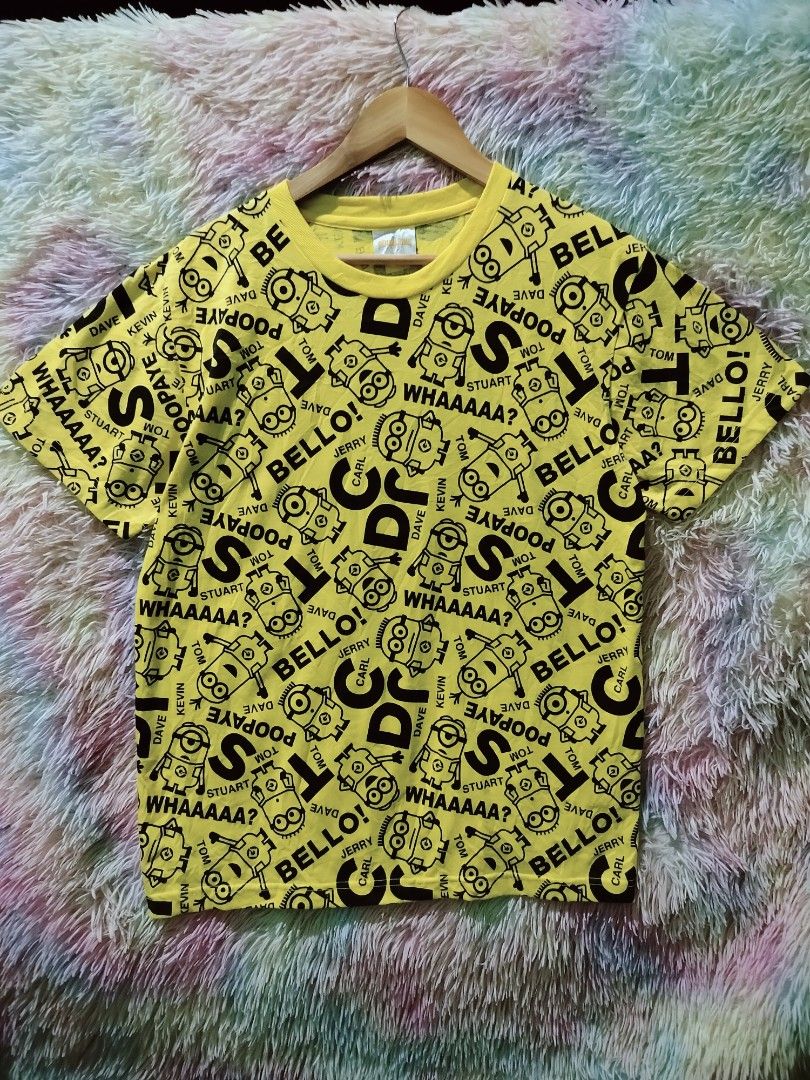 Authentic Universal Studios Minions T-Shirt (Category: Tshirts & Polo Shirts ) located in Palo. Submitted by ubnathrifteez (Listing ID 1466891079, Image 1). Description: DIMES ; L27W20 CONDITION ; EXCELLENT COLOR RATE ; 10/10 ISSUE ; NONE.