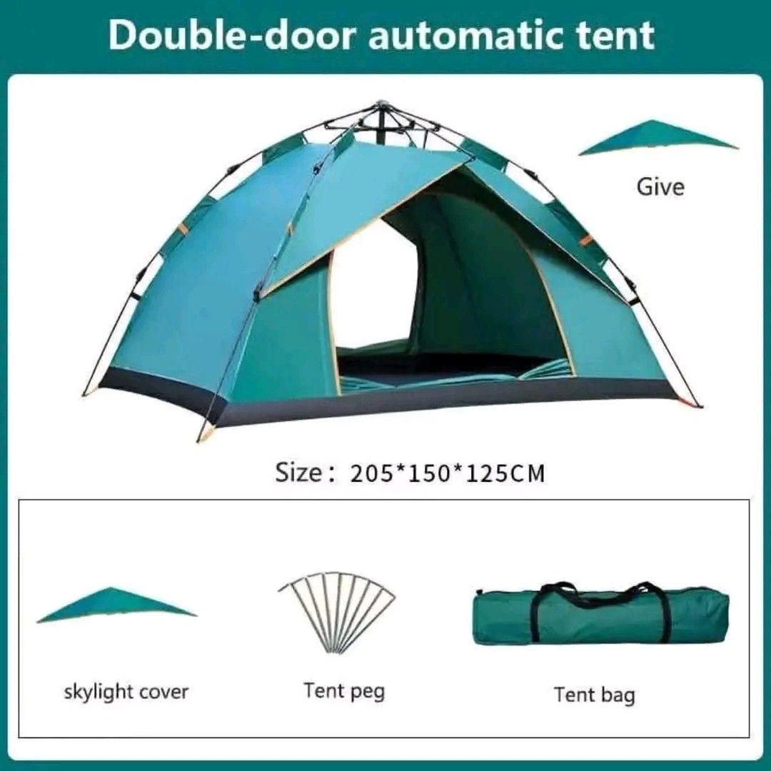 automatic camping tent (Category: Hiking & Camping) located in Manila. Submitted by asstditems (Listing ID 1466781018, Image 2). Description: 6 persons brandnew.