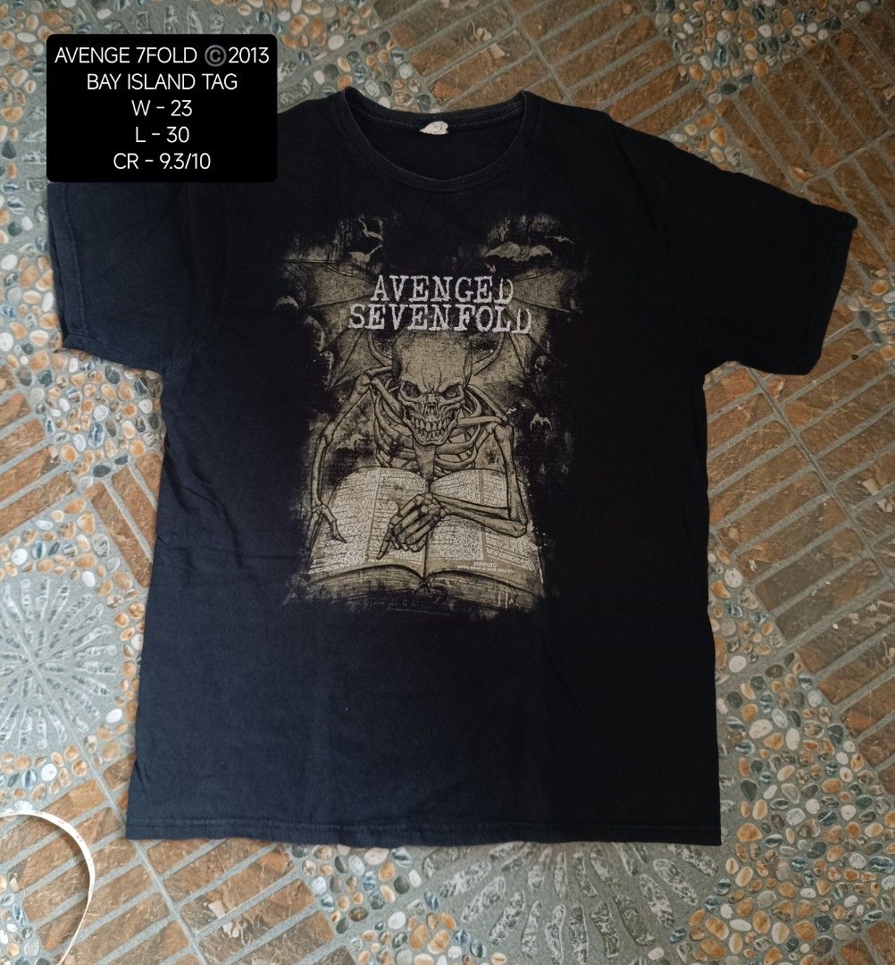 AVENGED SEVENFOLD BY BAY ISLAND TAG (Category: Tshirts & Polo Shirts ) located in Bulacan. Submitted by moybilog (Listing ID 1466774664, Image 1). Description: .
