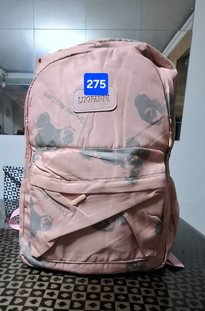 BAG BACKPACK for school travel work (Category: Backpacks) located in Lapu Lapu. Submitted by nidaespina60 (Listing ID 1466801178, Image 2). Description: Prices are in the picture.