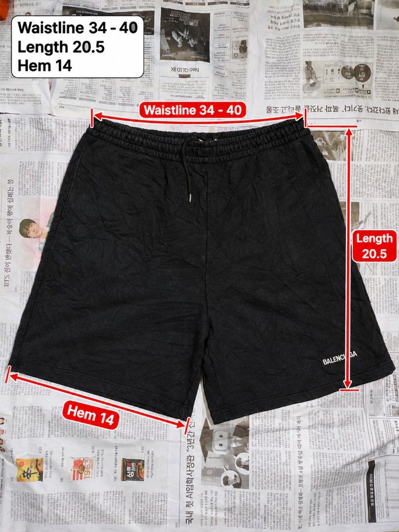 BALENCIAGA SHORT HEAVY CLOTH (Category: Shorts) located in Roxas. Submitted by mlvthrift (Listing ID 1466890364, Image 1). Description: 9.2/10 colo rate.