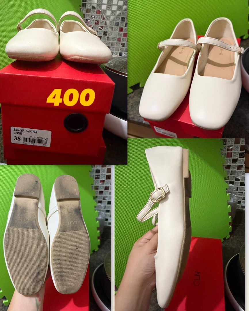 Ballerinas, Loafers and Boots (Category: Flats & Sandals) located in Pasig City. Submitted by yasdnilanne (Listing ID 1466899563, Image 2). Description: Rarely used shoes; price and size on the picture .