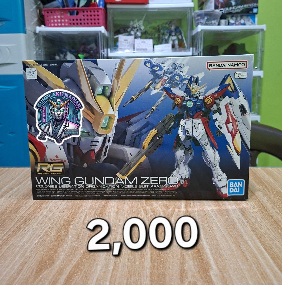 Bandai RG 43 Wing Gundam Zero (Category: Gundam & Model Kits) located in Santa Ignacia. Submitted by gunplakitnarian (Listing ID 1466851071, Image 1). Description: For sale Pick up: Malacampa, Camiling Tarlac Meet up: SM tarlac (+100), Sta. Ignacia public market (+30), Camiling Centro (+50). Can ship Nationwide Via J&T (shipping fee will be shouldered by buyer) No COD Mode of payment: Gcash/ Gotyme/ BDO Bank Transfer/ CASH(ONLY FOR PICK UP/MEET U