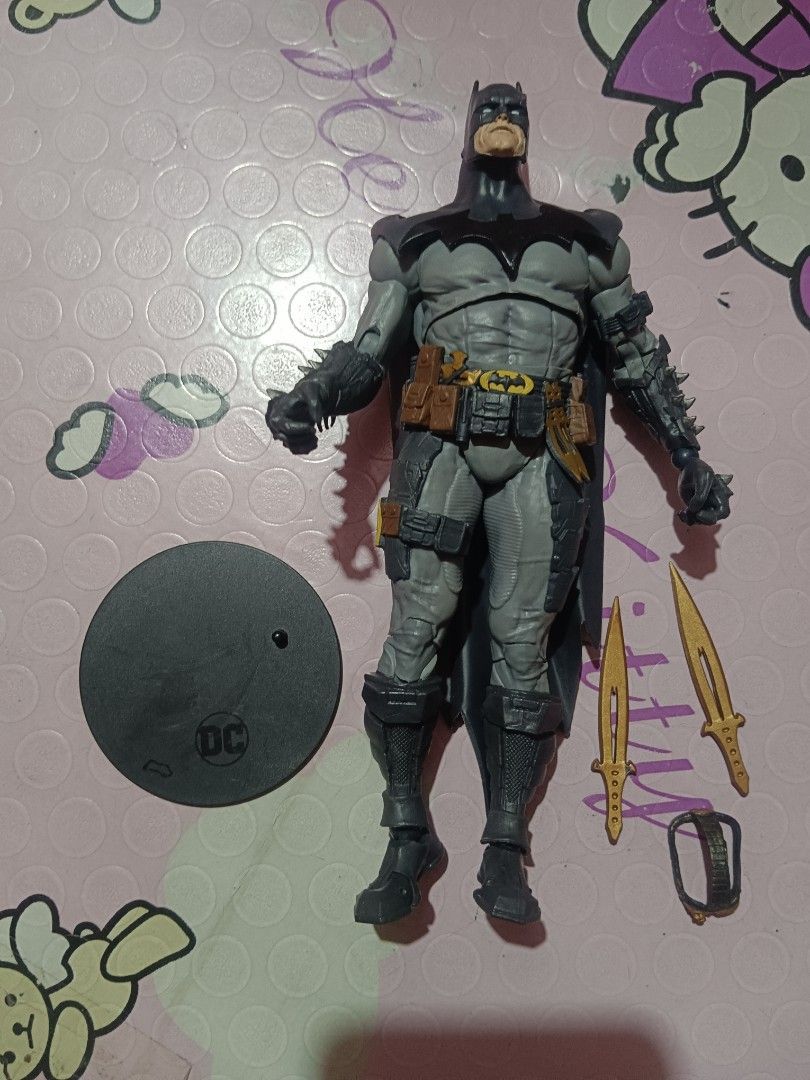 Batman multiverse (Category: Action & Battle Toys) located in Pasig City. Submitted by rednaxela_rich (Listing ID 1466968657, Image 2). Description: 2pcs batman multiverse set as is wysiwyg -todd McFarlane design DC multiverse batman gold level. -mcfarlane dc multiverse 7" batman nightfall blue & gray..