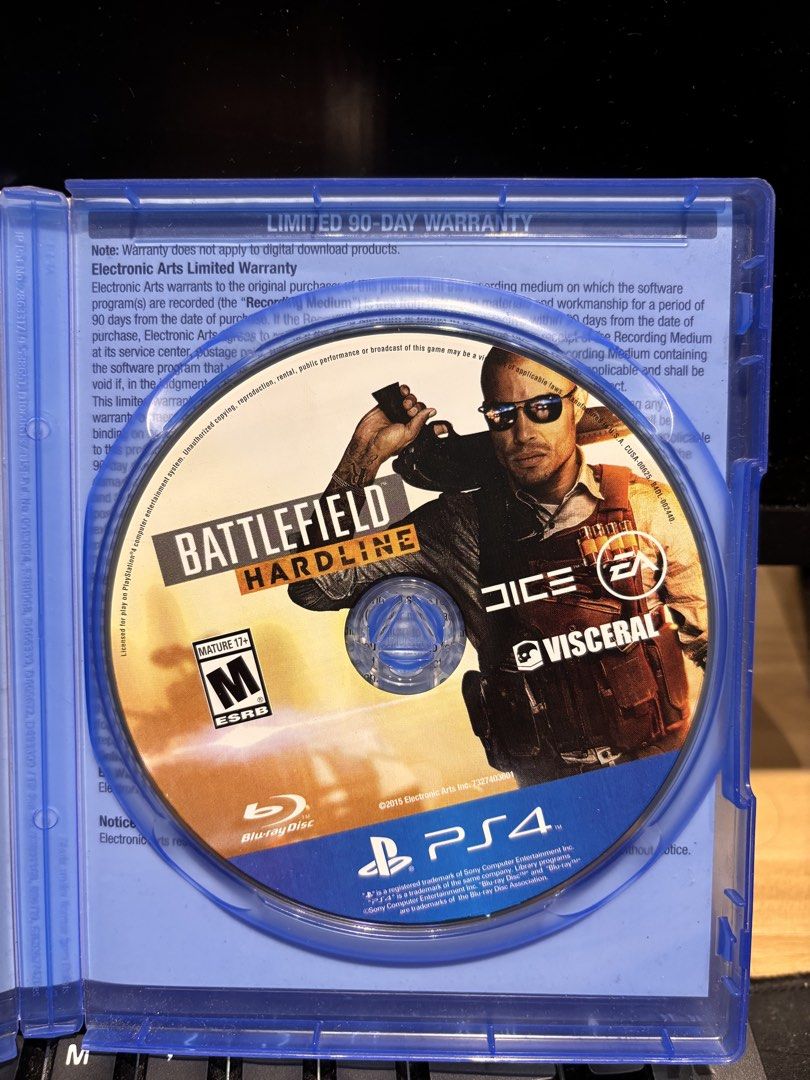 Battlefield Hardline PS4 Game (Category: PlayStation) located in Pasuquin. Submitted by gabelli.declutters (Listing ID 1466831642, Image 2). Description: Battlefield Hardline PS4 Game Brand: PlayStation / Electronic Arts (EA / Visceral / DICE) Game Title: Battlefield Hardline Platform: PS4 (PlayStation 4) Genre: First-Person Shooter (FPS) / Action Mode: Single-Player & Online Multiplayer (2–66 Players) Storage Required: 50 GB minimum ESRB Rating: