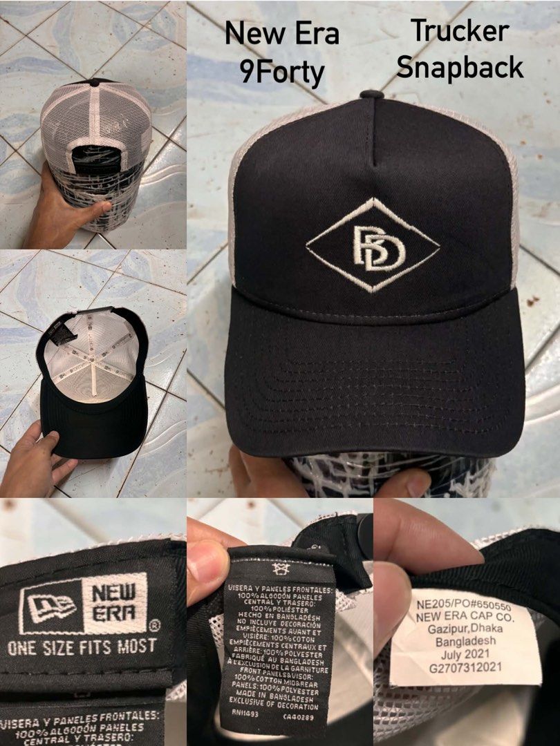 BD x New Era, Trucker Snapback (Category: Caps & Hats) located in Paranaque City. Submitted by kingdeward (Listing ID 1466857248, Image 1). Description: *Negotiable* Ukay Caps/Hats Casual need wash Parañaque Location Courier: Jnt/ LBC COP(Payment 1st) Lalamove.