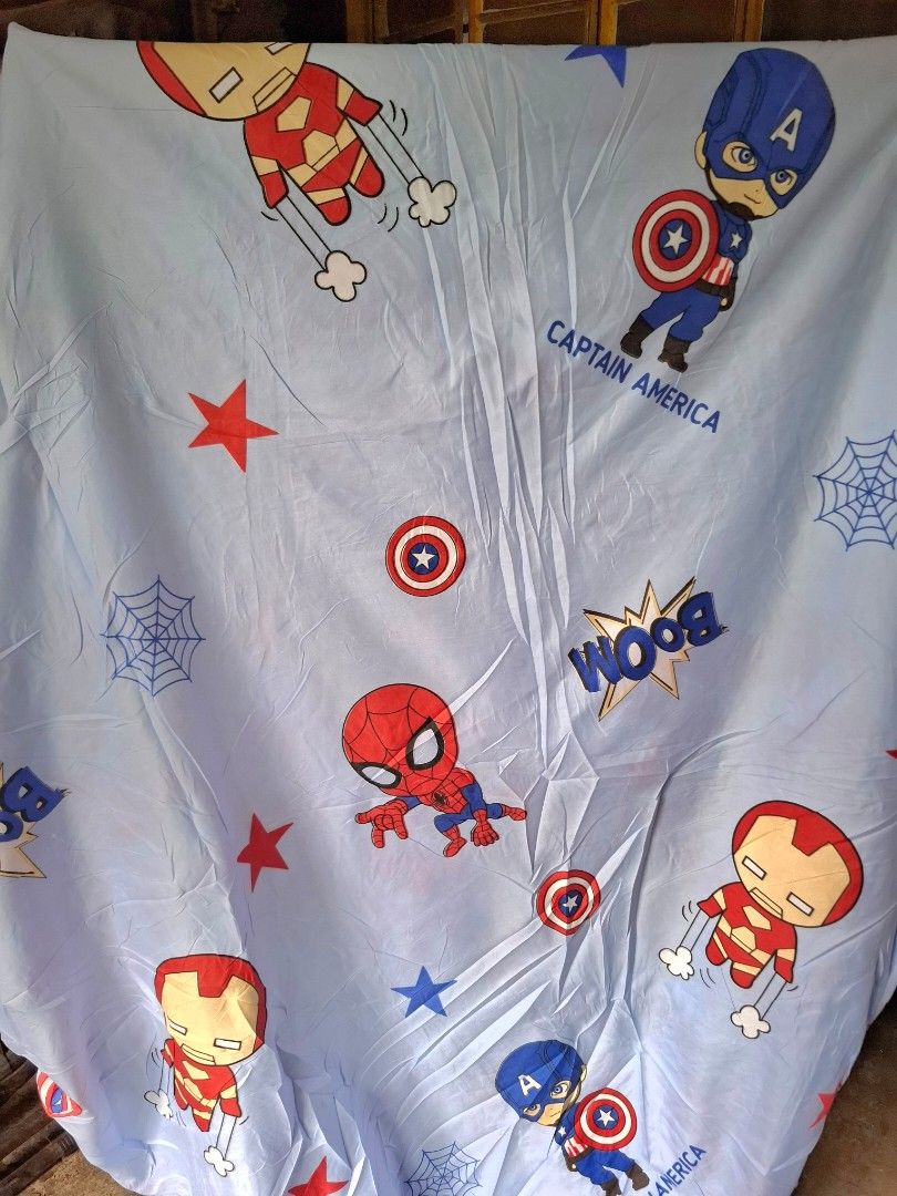 Bedsheet Double to Queen (Category: Bedding & Towels) located in Bacoor. Submitted by always020623207 (Listing ID 1451200466, Image 3). Description: - Full garter bedsheets - Available designs: - Perfect for kids' rooms or any fan's bedding - Various designs available - check photos for details.