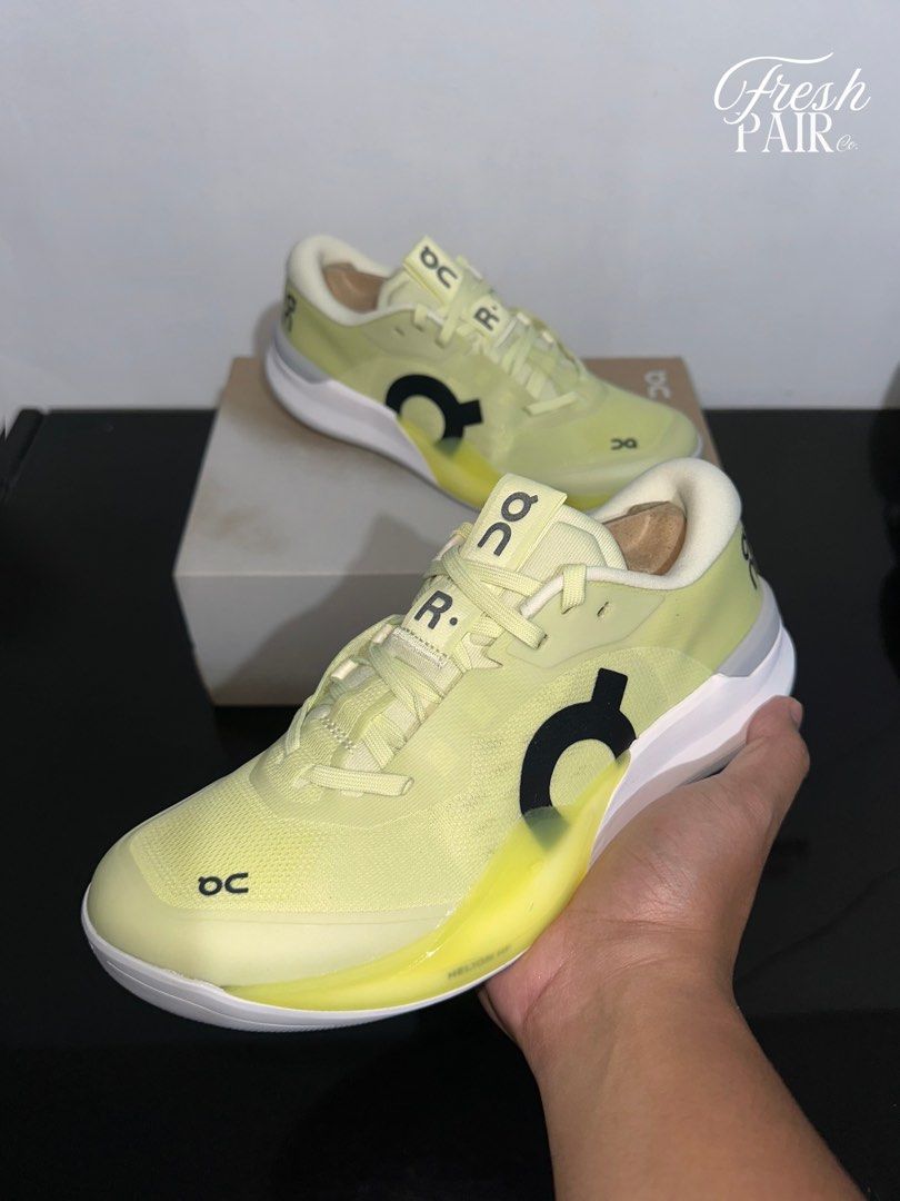 Below SRP On Cloud Roger Pro 3 Linen | Lime (Category: Sneakers) located in Cebu City. Submitted by freshpairco_ (Listing ID 1466812248, Image 1). Description: Below SRP On Cloud Roger Pro 3 Linen | Lime 💵 Price: ₱12,700 📏 Available Sizes: For Womens: • 7W US 🚚 Free Delivery within Ayala or IT park 🤝 Meetups also available ✅ 101% Legit/Authentic (Money-back guarantee if proven fake) 🛡️ Vouch & authenticate all you want.