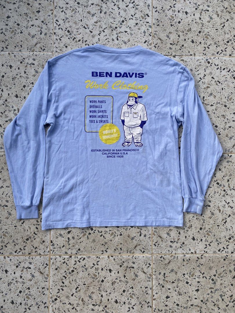 Ben Davis Longsleeve Shirt (Category: Activewear) located in Bulacan. Submitted by badass.thrift.finds (Listing ID 1466879132, Image 2). Description: Ben DavisBen Davis Longsleeve Shirt Size XL On tag 22 width 28 length.