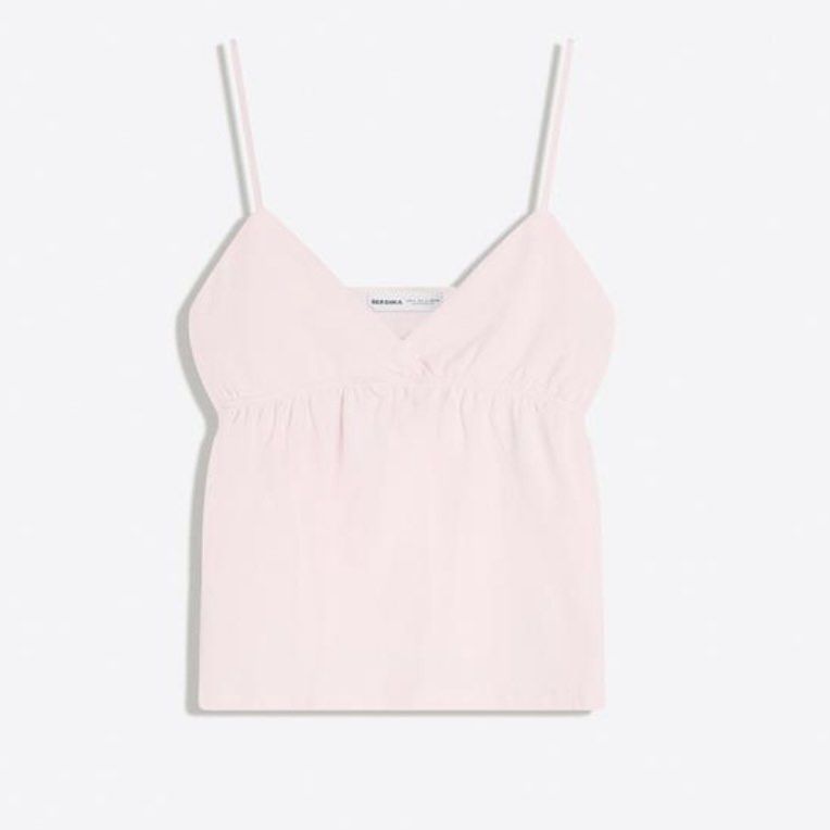 bershka peplum strappy top (Category: Sleeveless) located in Makati City. Submitted by lastgirlonearthx (Listing ID 1466954570, Image 2). Description: 💌 brand new & guaranteed authentic 💌 item may come with or without tags 💌 available size: xxs, xs, s, m, l 💌 limited stocks only, once sold out, no restocks!.