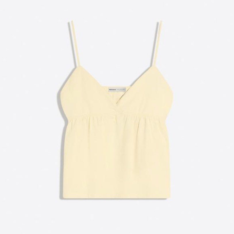 bershka peplum strappy top (Category: Sleeveless) located in Makati City. Submitted by lastgirlonearthx (Listing ID 1466954738, Image 2). Description: 💌 brand new & guaranteed authentic 💌 item may come with or without tags 💌 available size: xxs, xs, s, m, l 💌 limited stocks only, once sold out, no restocks!.