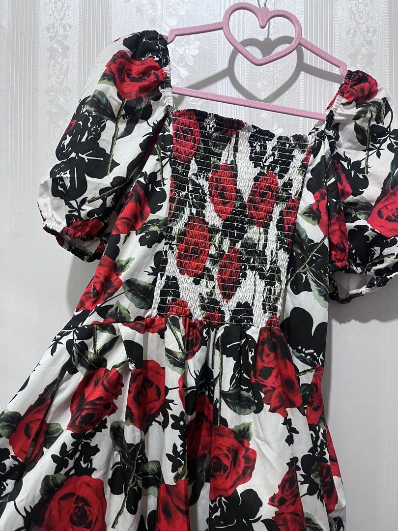 Bkk romper (Category: Rompers) located in San Juan City. Submitted by raidjesscloset (Listing ID 1466831173, Image 3). Description: Flowy BKK romper with smocking at the back. Can fit S-XL. .