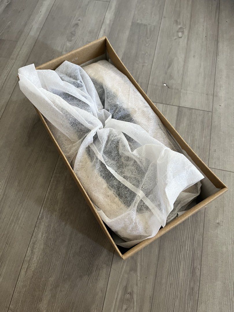 Black Canvas Espadrilles (Category: Flats & Sandals) located in Subic. Submitted by yuridecluttersxz (Listing ID 1466808952, Image 3). Description: Black Canvas Espadrilles / Loafers - Size: Size 37 / US 6 - Style: Black canvas espadrilles with slip-on loafer silhouette - Details: Cream embroidered Anagram logo on vamp, jute woven platform sole with braided edges, and black leather insole - Condition: Brand new with box - RFS: Does not fit Shippi