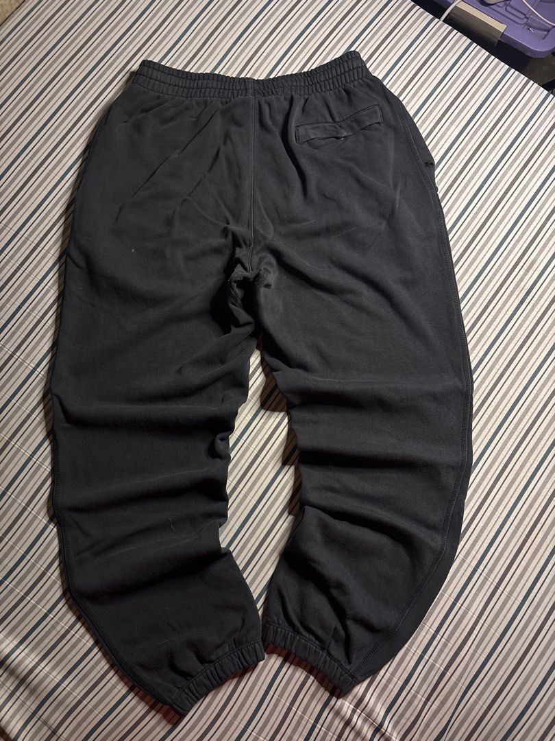 Black Nike Jogger Pants (Category: Joggers) located in Cabuyao City. Submitted by giothr1ft (Listing ID 1466895837, Image 2). Description: -Waist: 30-36 (Garterized) -Length: 41 -Thigh: 14 -Leg Hole: 6.