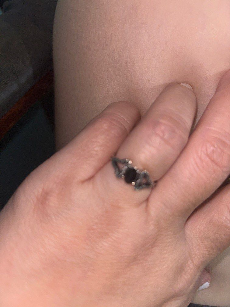 Black stone stud ring size 8 (Category: Rings) located in Manila. Submitted by vintageaccessories (Listing ID 1466880944, Image 3). Description: .