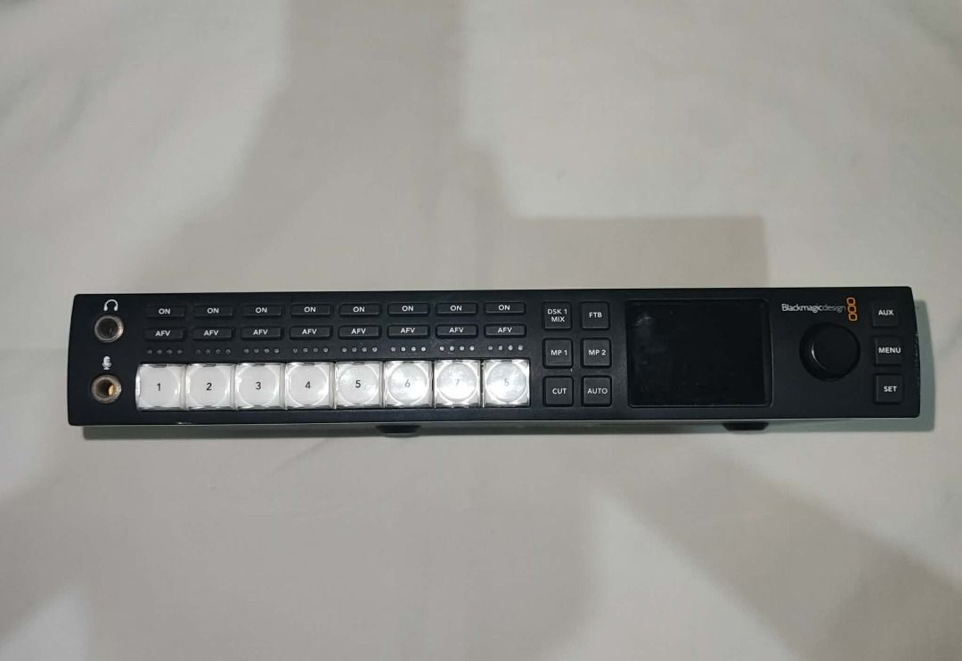 Blackmagic Design ATEM Television Studio HD (Category: Soundbars, Speakers & Amplifiers) located in Caloocan City. Submitted by quickwhale_25c7d6 (Listing ID 1466963516, Image 3). Description: **FOR SALE: Blackmagic Design ATEM Television Studio HD** **PRICE: ₱18,000 ONLY!** Selling my Blackmagic ATEM Television Studio HD, a professional video switcher ideal for live productions and broadcasting. **Key Features:** - 8 Video Inputs (4 HDMI + 4 SDI