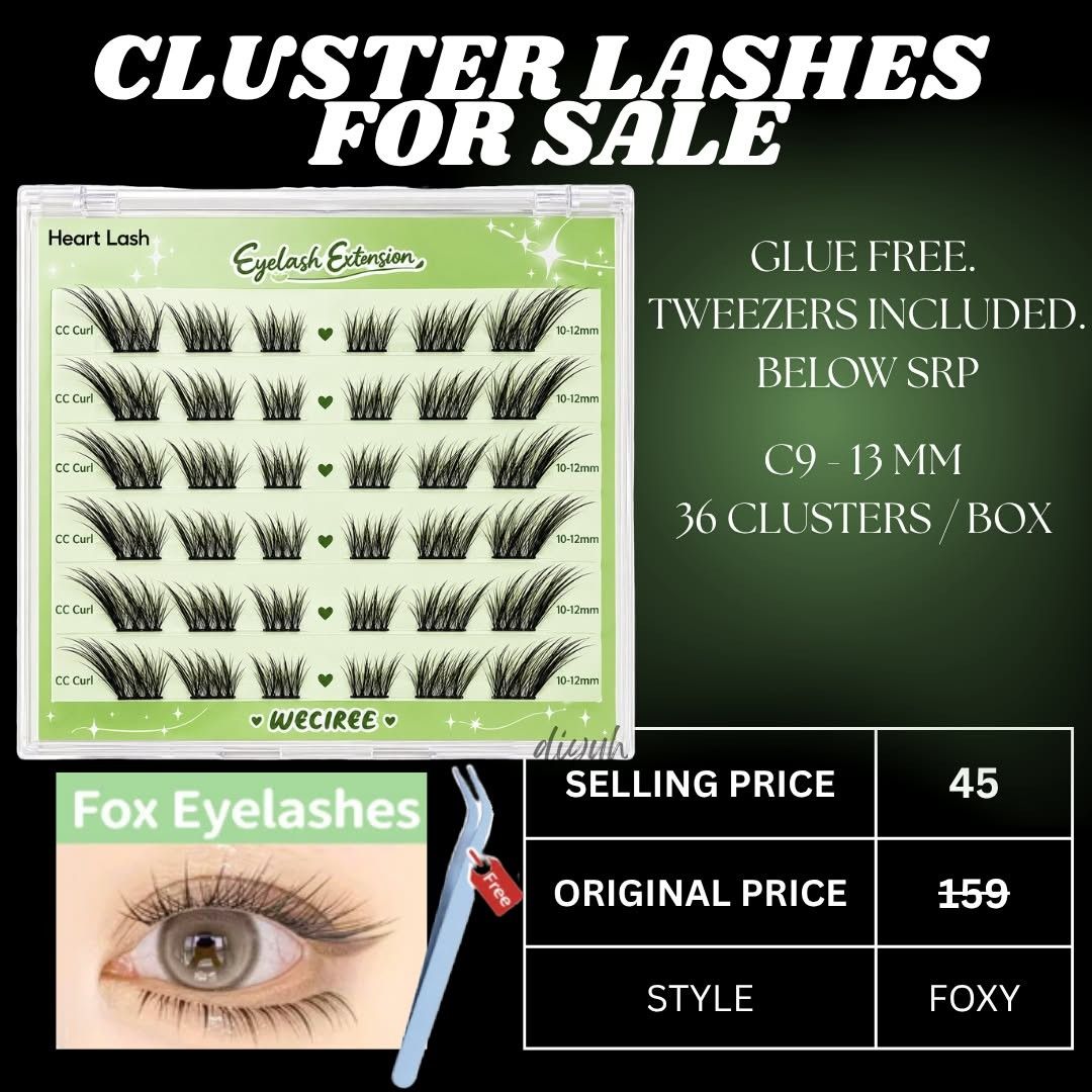 BLK Cosmetics and Cluster Lashes Bundle (Category: Makeup) located in Manila. Submitted by abrahamja75719 (Listing ID 1466803921, Image 3). Description: - Brand new, unopened makeup and lash bundle - BLK Airy Mousse Color Whip (Shade: Takeoff) - BLK Soft Blur Powder Foundation (Shade: Oat) - 2x Glue-free cluster lashes (Styles: Foxy and Cat) with tweezers included - Priced below SRP - Rall/Bundle deal - grab them now!.