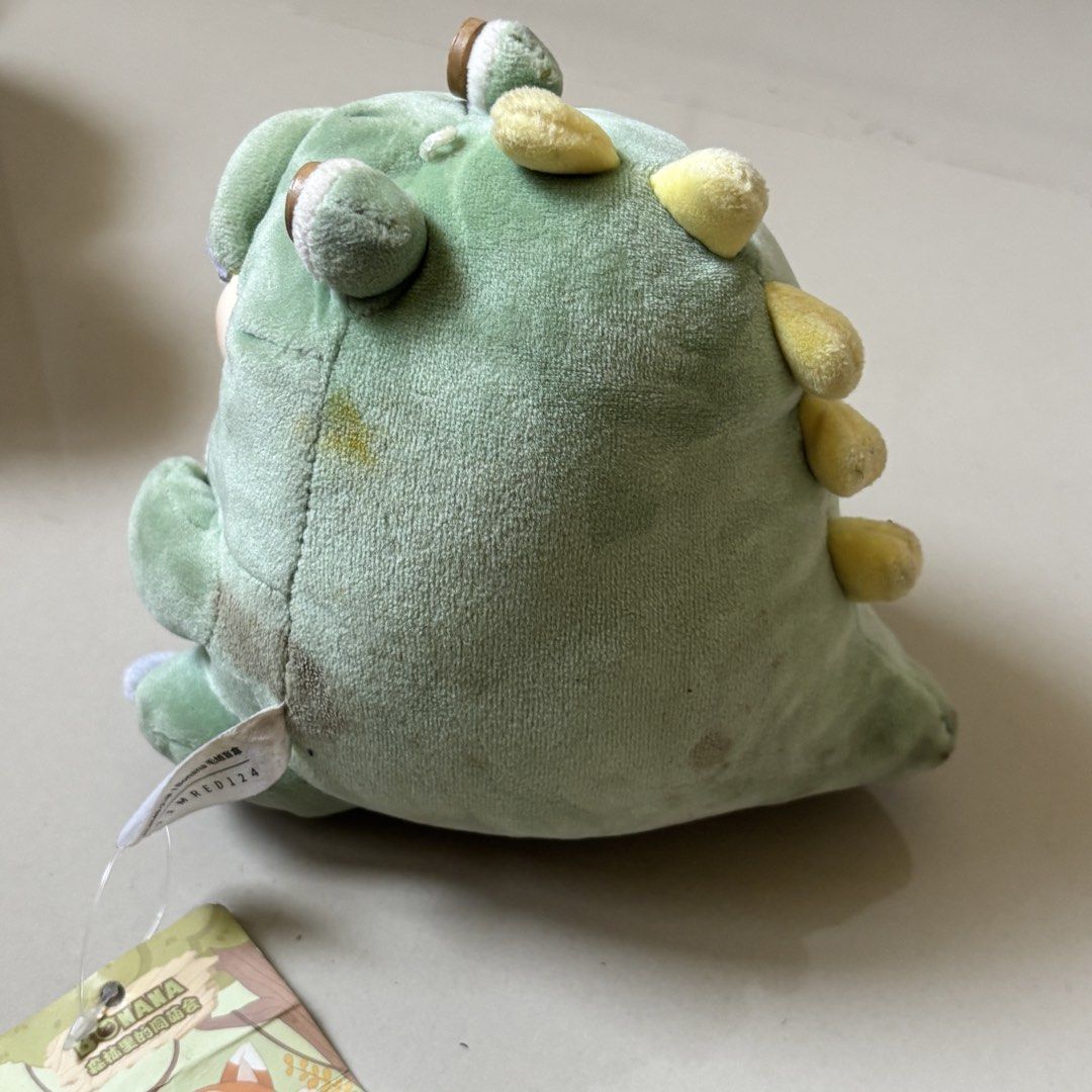 bonana blind box plushie (Category: Designer & Blind Box Toys) located in Manila. Submitted by lavieelle (Listing ID 1466922996, Image 3). Description: - toy city: Mr. Pa - Animal Co Plush Blind Box - Bonana/Forest Party in dinosaur design - collectible green dinosaur hoodie plushje with button eyes and a soft-vinyl face - rfs: decluttering .