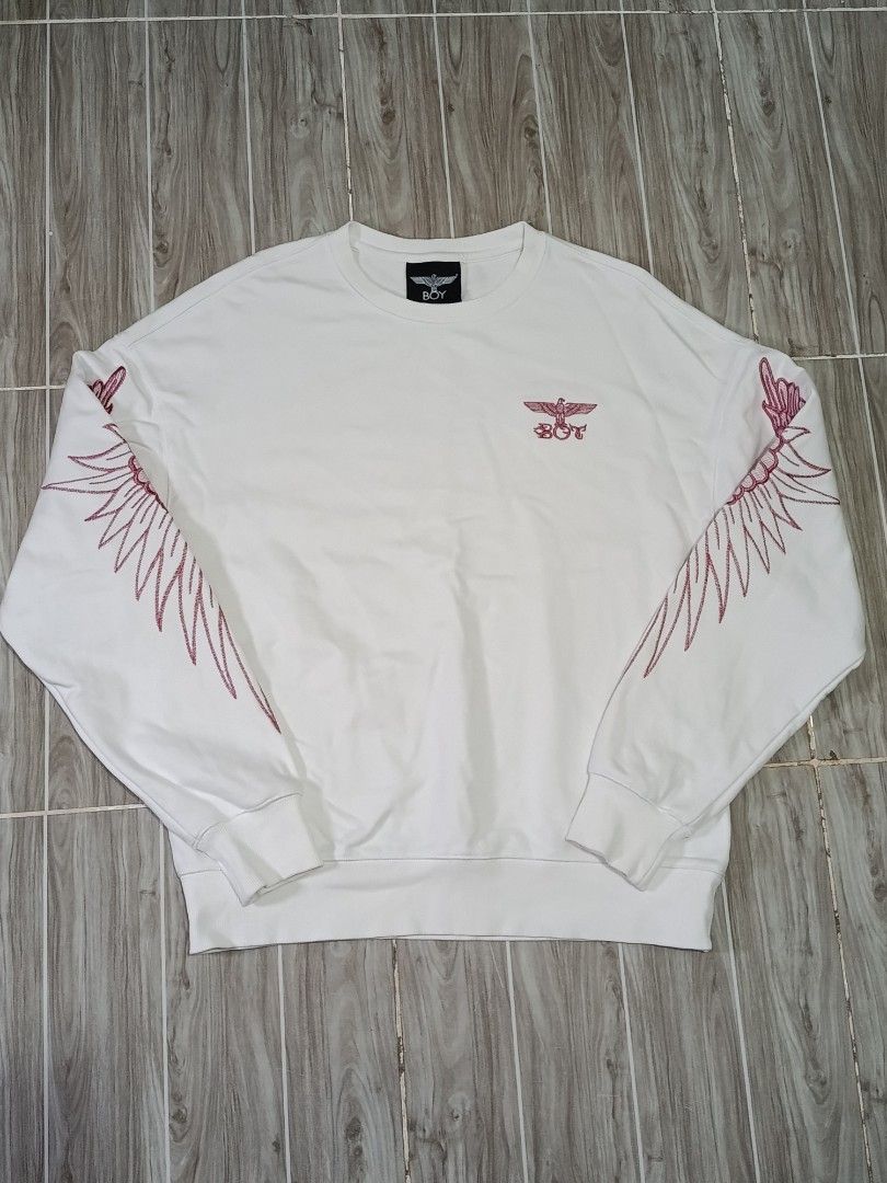 BOY LONDON SWEATER JACKET (freeshipping) (Category: Coats, Jackets and Outerwear) located in Quezon City. Submitted by gyl-stop (Listing ID 1466925574, Image 1). Description: free shipping full embroidery 23.5 x 27.5 excellent condi cr: 9.8/10 issue: none.