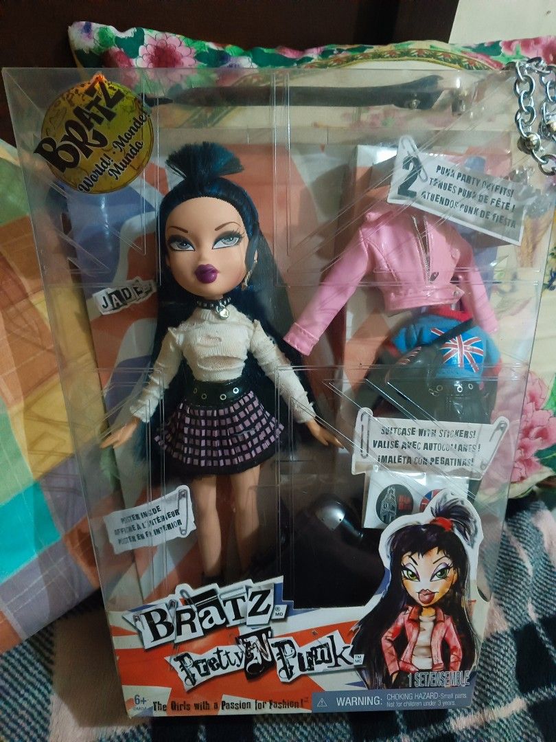 Bratz Pretty 'N Punk Jade REPRO (Category: Kids Toys) located in Batangas. Submitted by pj_02 (Listing ID 1466779446, Image 1). Description: Reboxed, Complete. only been used for display shipping fee must be paid by the buyer. payment is via Gcash or Bank transfer .