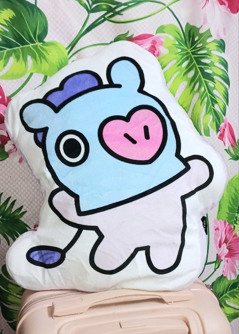 BT21 MANG PILLOW (Category: K-Wave Merchandise) located in Quezon City. Submitted by 4_leaf_clover (Listing ID 1466870454, Image 1). Description: ON-HAND READY TO SHIP AS IS CONDITION PAYO LOC. QC - SDD/JNT DM.