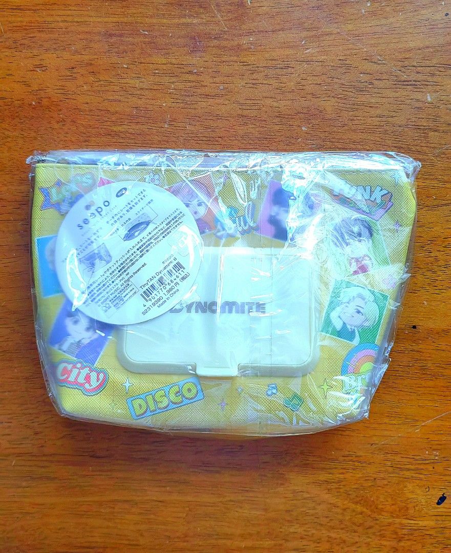BTS TinyTAN Seepo Dynamite Multipurpose Pouch w/ Built-in Sheet Case (Ver A Yellow) (Category: K-Wave Merchandise) located in Cebu City. Submitted by pikapicachuuu_bns (Listing ID 1466960098, Image 3). Description: WTS LFB ↪︎ BTS TinyTAN Seepo Dynamite Multipurpose Pouch w/ Built-in Sheet Case (Ver A Yellow) 💸 500 📍Official 📍On hand 📍Reply or message to claim #bts #jin #v #jungkook #jimin #rm #suga #jhope #btsalbum #kpop #album #merch #army #