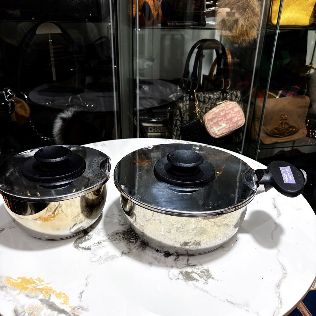 Bundle T- FaL Stainless Induction Cookware (Category: Cookware & Accessories) located in Binangonan. Submitted by makoleksyon (Listing ID 1466926705, Image 1). Description: Excellent condition Like new New Heavy duty With free detachable handle Bought in Japan 💯% original Money back guarantee .