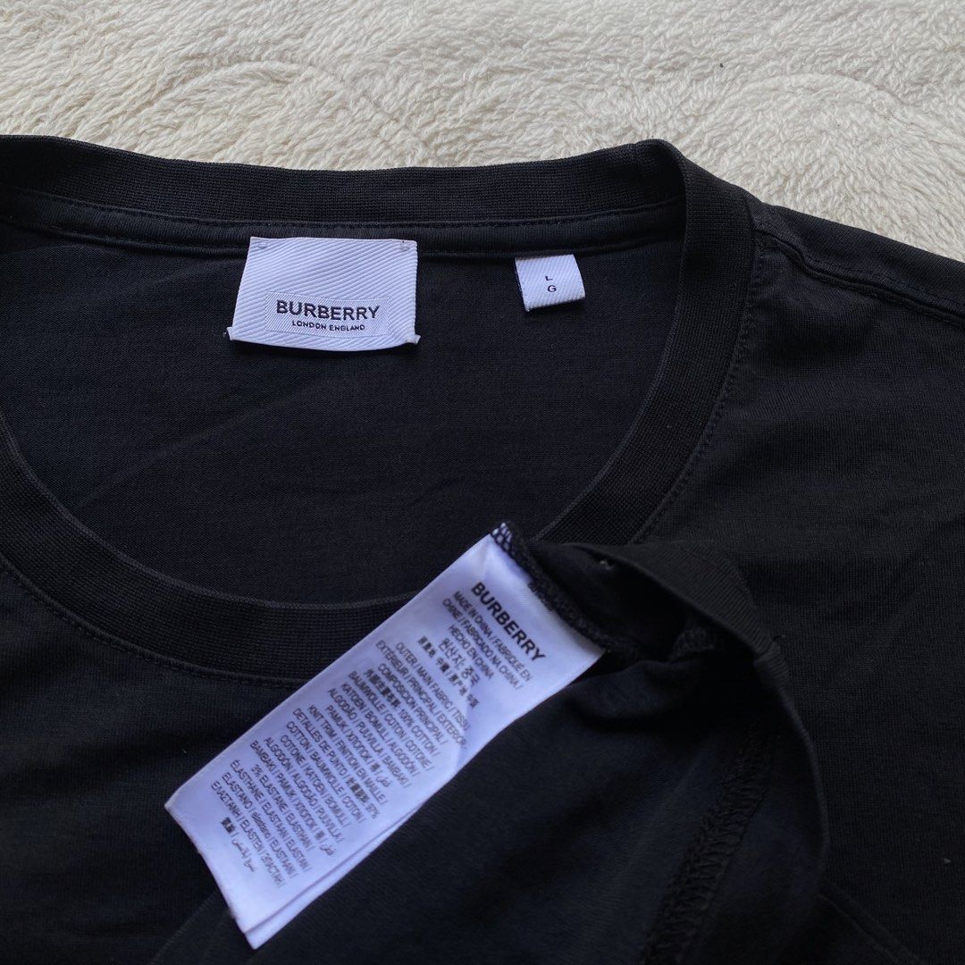 Burberry Chest Embroid Logo Black Shirt (Category: Tshirts & Polo Shirts ) located in Davao. Submitted by bangers01 (Listing ID 1466778699, Image 3). Description: .