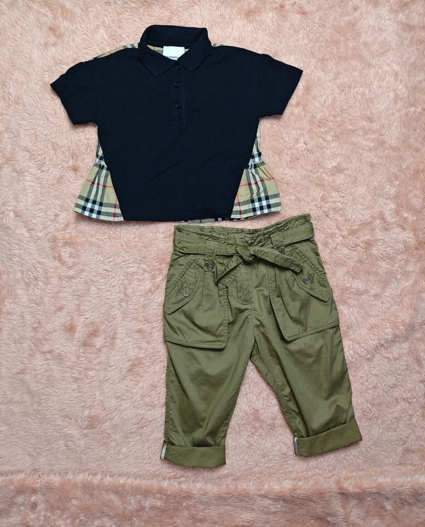 BURBERRY MIXMATCH (Category: Babies & Kids Fashion) located in Imus. Submitted by eykc01 (Listing ID 1466918386, Image 1). Description: EUC-LIKE NEW 3-4YO.