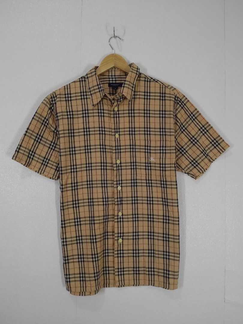 BURBERRY PLAID BUTTON DOWN SHIRT (Category: Tshirts & Polo Shirts ) located in Baguio. Submitted by fashionfinds1999 (Listing ID 1466831507, Image 1). Description: 28 X 21 MEDIUM EXCELLENT CONDITION + SHIPPING FEE.