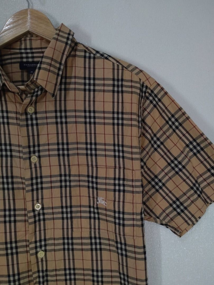 BURBERRY PLAID BUTTON DOWN SHIRT (Category: Tshirts & Polo Shirts ) located in Baguio. Submitted by fashionfinds1999 (Listing ID 1466831507, Image 3). Description: 28 X 21 MEDIUM EXCELLENT CONDITION + SHIPPING FEE.