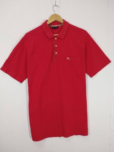 BURBERRY POLO SHIRT (Category: Tshirts & Polo Shirts ) located in Baguio. Submitted by fashionfinds1999 (Listing ID 1466775591, Image 1). Description: 31 X 22 LARGE EXCELLENT CONDITION + SHIPPING FEE.