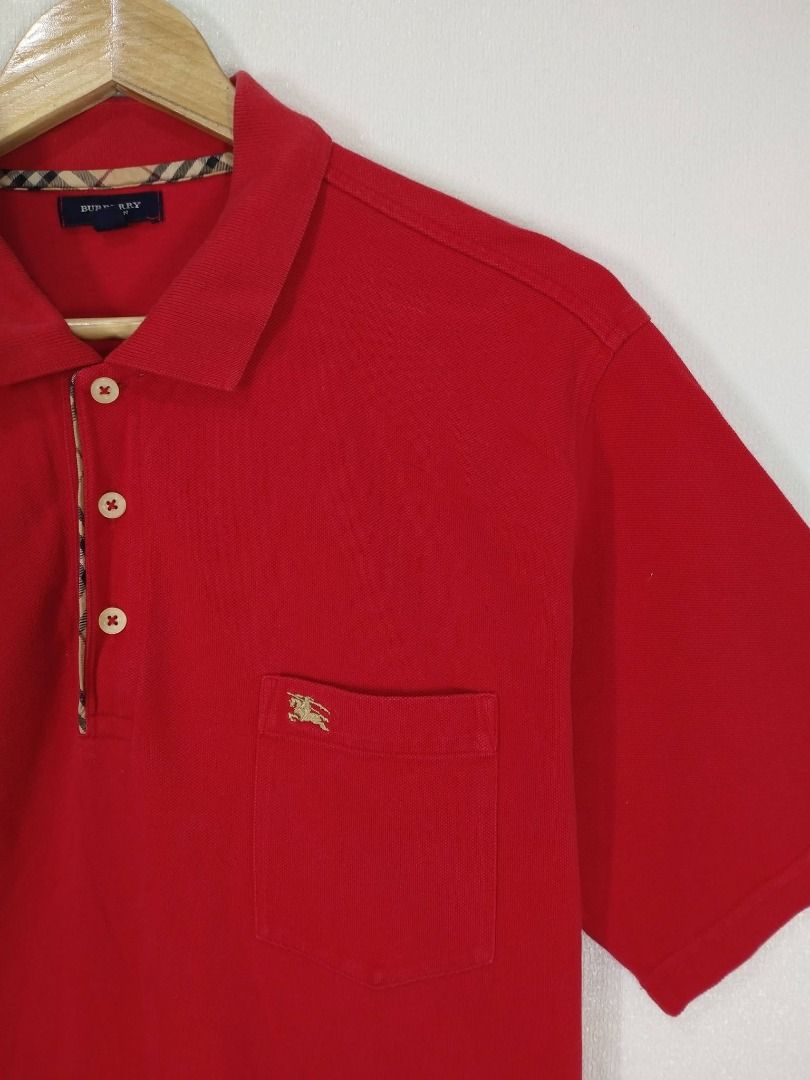 BURBERRY POLO SHIRT (Category: Tshirts & Polo Shirts ) located in Baguio. Submitted by fashionfinds1999 (Listing ID 1466775591, Image 2). Description: 31 X 22 LARGE EXCELLENT CONDITION + SHIPPING FEE.