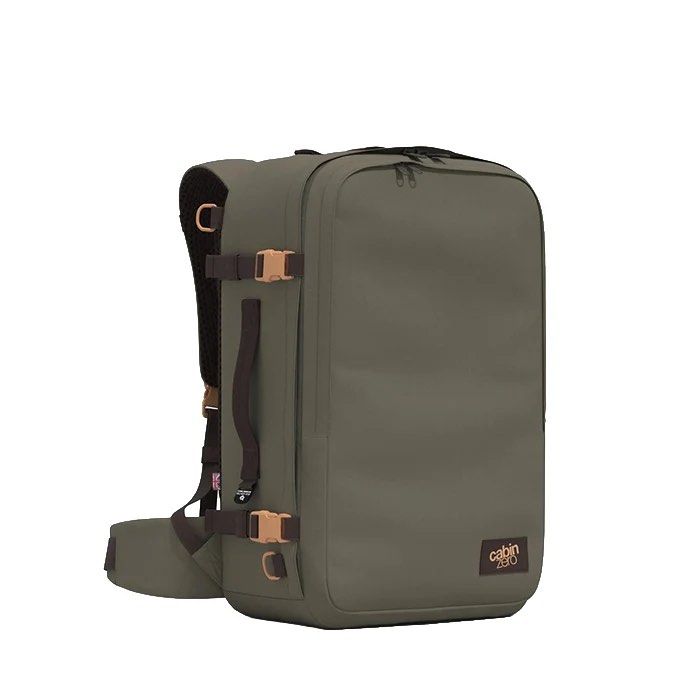 CabinZero Classic Pro 42L Backpack (Category: Backpacks) located in Makati City. Submitted by sunny_de (Listing ID 1466774963, Image 3). Description: - Authentic CabinZero Classic Pro 42L travel backpack in versatile army green - Cabin size approved for easy overhead compartment storage - Comfortable carrying with padded shoulder straps, sternum strap, and waist belt - Packed with organization: interior zippered pockets, padded laptop sleeve, and