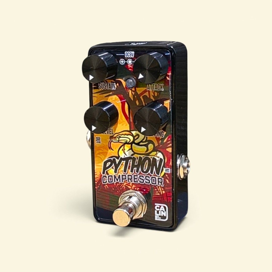 Caline G012 Python Compressor Guitar Effect Pedal True Bypass (Category: Music Accessories) located in Quezon City. Submitted by siricaaron (Listing ID 1466813437, Image 2). Description: Effect Type Compressor Included Effects Compressor Effects Controls sculpting controls Product Type Effects Pedal Subtype Compressor pedal Type Highlights Mini Size Audio Processing Highlights Compressor Design Highlights Mini, Compact Dimensions Mini format Weig