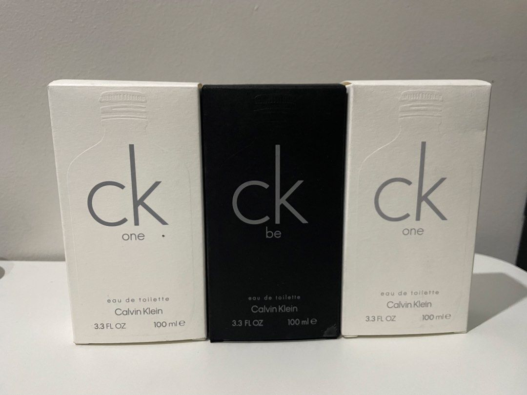 Calvin Klein CK One and CK Be (Category: Fragrance & Deodorants) located in Manila. Submitted by hawtstufff (Listing ID 1466891462, Image 1). Description: 1500 FOR EACH BOTTLE AUTHENTIC > 1 BOTTLE OF CK ONE LEFT.
