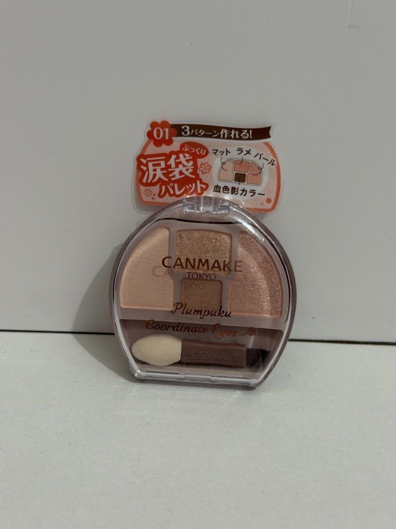 Canmake Plumpuku Coordinate Eyes Eyeshadow (Category: Makeup) located in Manila. Submitted by ideclutteranything (Listing ID 1466817305, Image 2). Description: Canmake Plumpuku Coordinate Eyes Eyeshadow ₱500 each Bnew and bought from Japan.