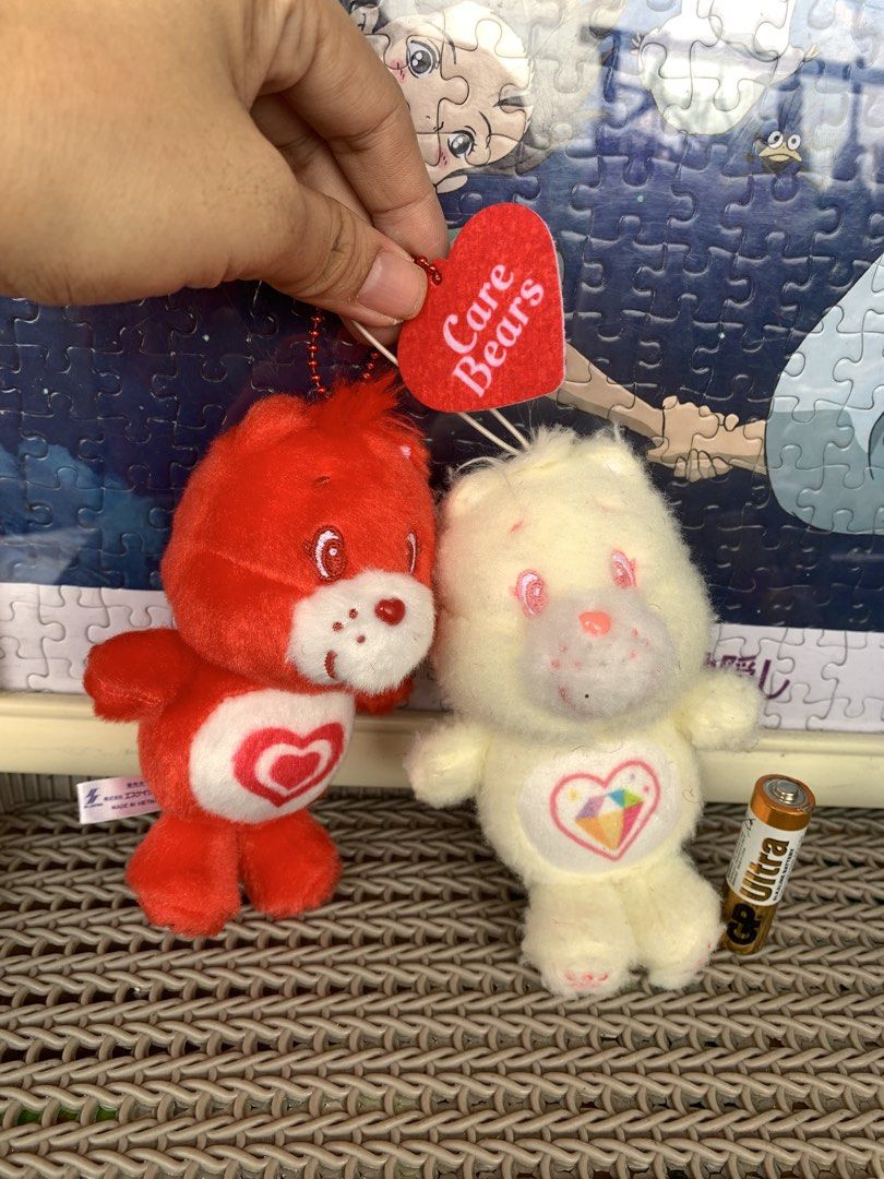 Carebear plush charms set (Category: Plushies & Soft Toys) located in Manila. Submitted by macks_toys (Listing ID 1466853381, Image 1). Description: 📌You may send DM for your inquiries. ✨KINDLY CHECK EACH DETAILS✨ 🔳 From Japan/UK Surplus items 🔳 Manage your expectations since it’s preloved and from Surplus Items 🔳 WYSIWYG ✨ Thank you! ✨.