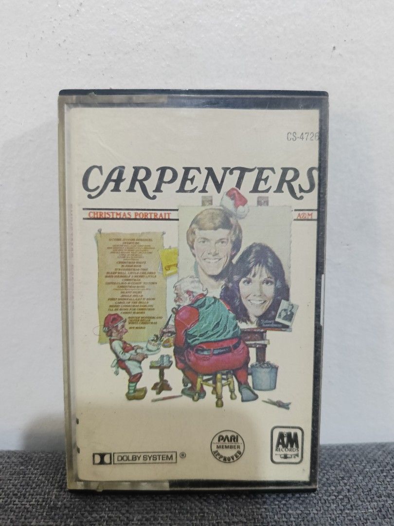 Carpenters - Christmas Portrait (Category: CDs & DVDs) located in Cavite. Submitted by bodega_ni_kiks11 (Listing ID 1466835180, Image 1). Description: Most items are vintage and pre-owned, NOT brand new. Expect signs of age, minor flaws, scratches, or imperfections. Please check photos and descriptions carefully before buying. Buy only if you understand and accept the item's condition. Thank you for your interest!.