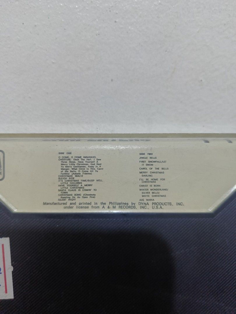 Carpenters - Christmas Portrait (Category: CDs & DVDs) located in Cavite. Submitted by bodega_ni_kiks11 (Listing ID 1466835180, Image 2). Description: Most items are vintage and pre-owned, NOT brand new. Expect signs of age, minor flaws, scratches, or imperfections. Please check photos and descriptions carefully before buying. Buy only if you understand and accept the item's condition. Thank you for your interest!.