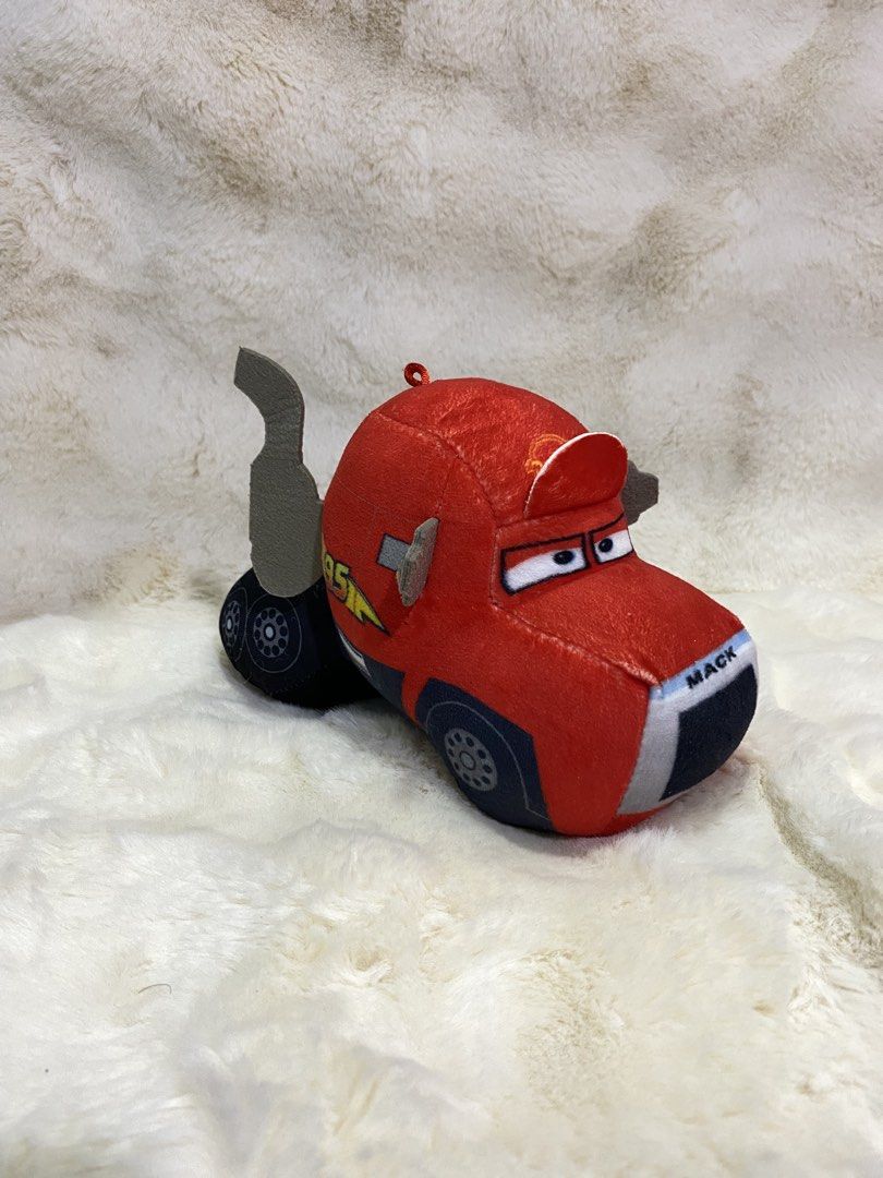 Cars’ Mack plush (Category: Plushies & Soft Toys) located in Kalibo. Submitted by ollie_stuffshop (Listing ID 1466804773, Image 1). Description: Length: 21.5cm, Width: 10cm Before you send your inquiries: ❗️Last Price is already posted ❗️Manage your expectations, WYSIWYG ❗️May need washing ❗️Dropoff is every Wednesday & Sunday.