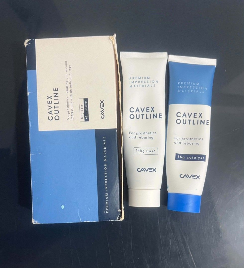 Cavex Outline Impression Material (Category: Medical Supplies & Tools) located in Valenzuela. Submitted by joliyanaa (Listing ID 1466933655, Image 1). Description: - Product: Cavex Outline Impression Material -More than half .