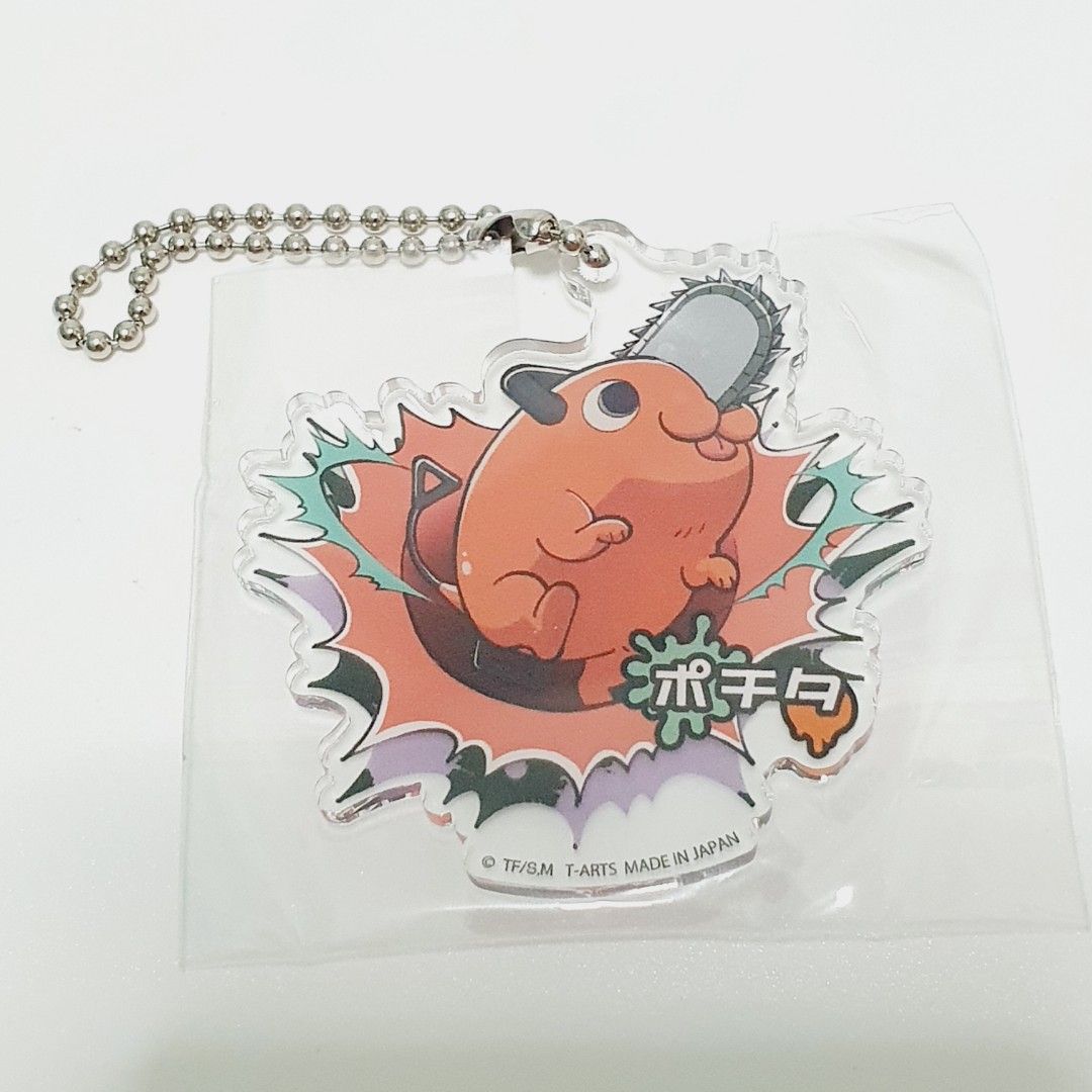 Chainsaw Man Acrylic Keychain Charm Pochitta (Category: Character Goods) located in Taytay. Submitted by kyo.mono (Listing ID 1466860495, Image 1). Description: 💟Follow us on IG: kyo.mono for faster replies TikTok: kyo.mono_ for videos and review Brand new Auth from Japan Actual photo posted.