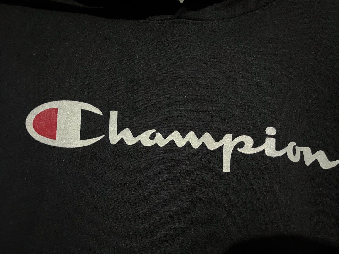Champion Hoodie Jacket (Category: Hoodies) located in Tumauini. Submitted by jomerthrift (Listing ID 1466933466, Image 2). Description: Dimes: 24x27 Color rate: 10/10 Asnew No issue No crack No pinholes.