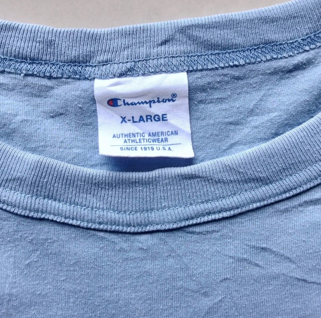Champion T shirt (Category: Activewear) located in Monkayo. Submitted by youknowwho.27 (Listing ID 1466794052, Image 3). Description: Dimes: 21X27.5 authentic +sf.