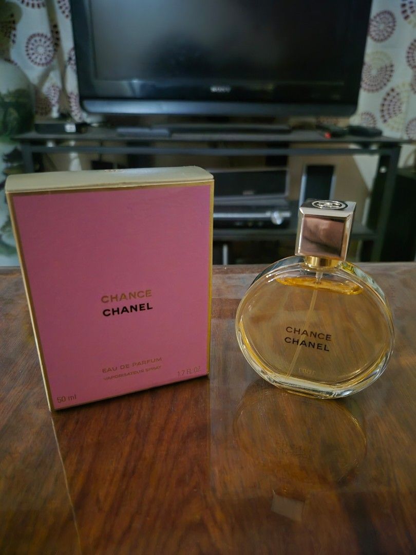 Chanel Chance Eau De Parfum 50ml (Category: Fragrance & Deodorants) located in Marikina City. Submitted by vivanroy (Listing ID 1466912976, Image 1). Description: Marikina Area or QC Area(around north or visayas ave) Meetup Konti lang bawas.