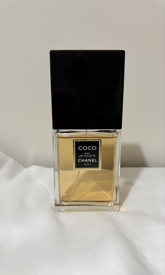 Chanel Coco Eau de Toilette 100ml (Category: Fragrance & Deodorants) located in Manila. Submitted by katecurates (Listing ID 1466932794, Image 2). Description: - Authentic Chanel Coco Eau de Toilette for tester (no box included, from Dubai) - Lightly used 100ml - Versatile scent, ideal for both daily rotation and evening wear.