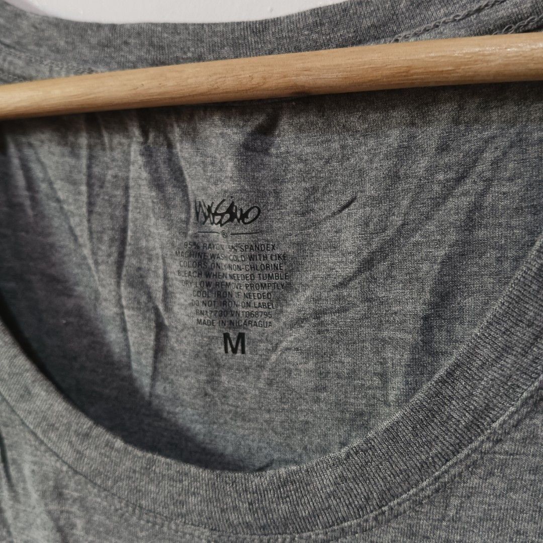 Charcoal Grey Scoop Neck Top | Mossimo | M (Category: Shirts) located in Subic. Submitted by mustardt_ (Listing ID 1466823516, Image 2). Description: size: 16.5in x 25in code: c784.